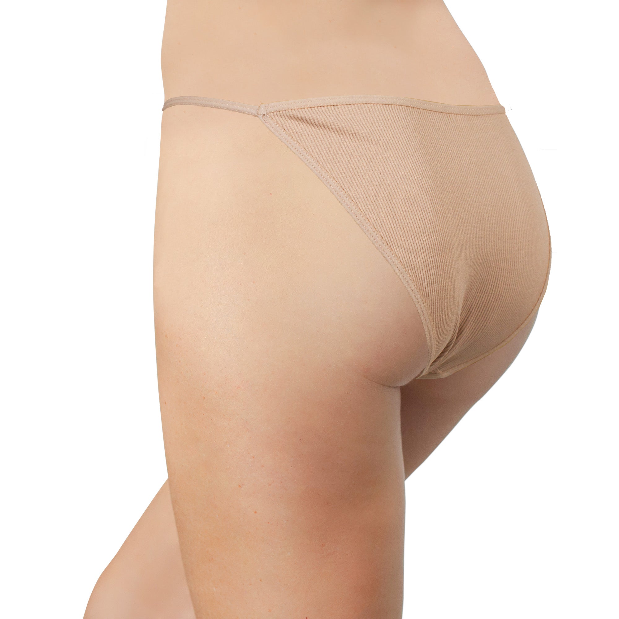 Seamless Rib Strappy Bikini, Xs-2x