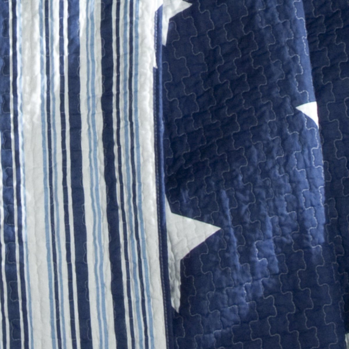 Star Reversible 2 Piece Quilt Set Twin Size