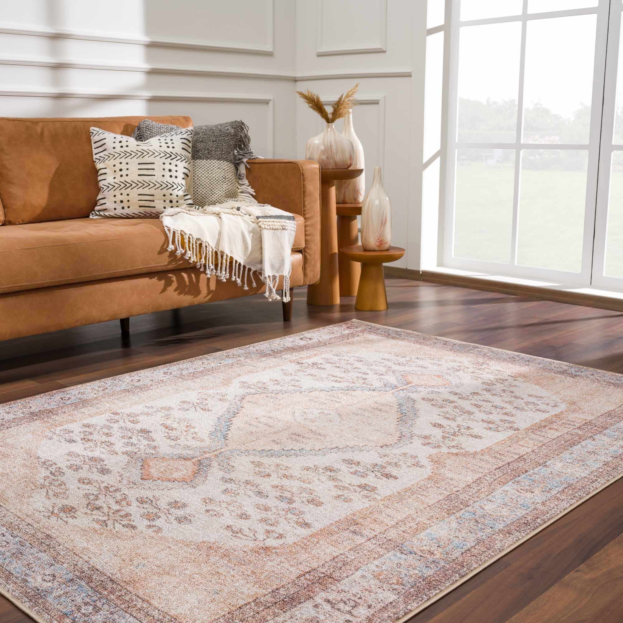 Analu Non-slip Washable Rug