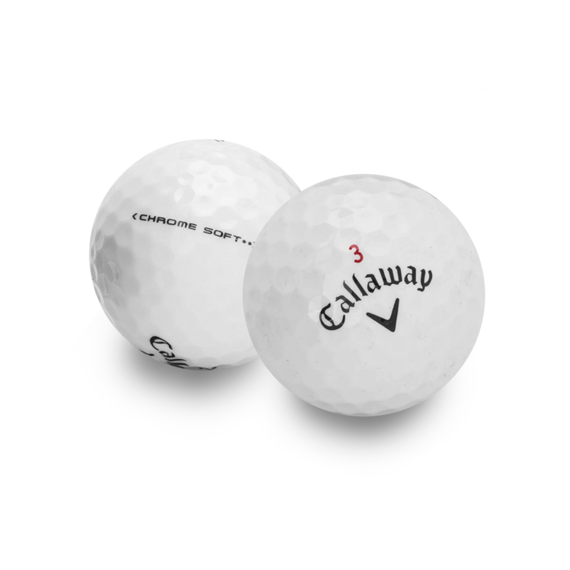 Used Callaway Chrome Soft Tour Mix Golf Balls - 1 Dozen