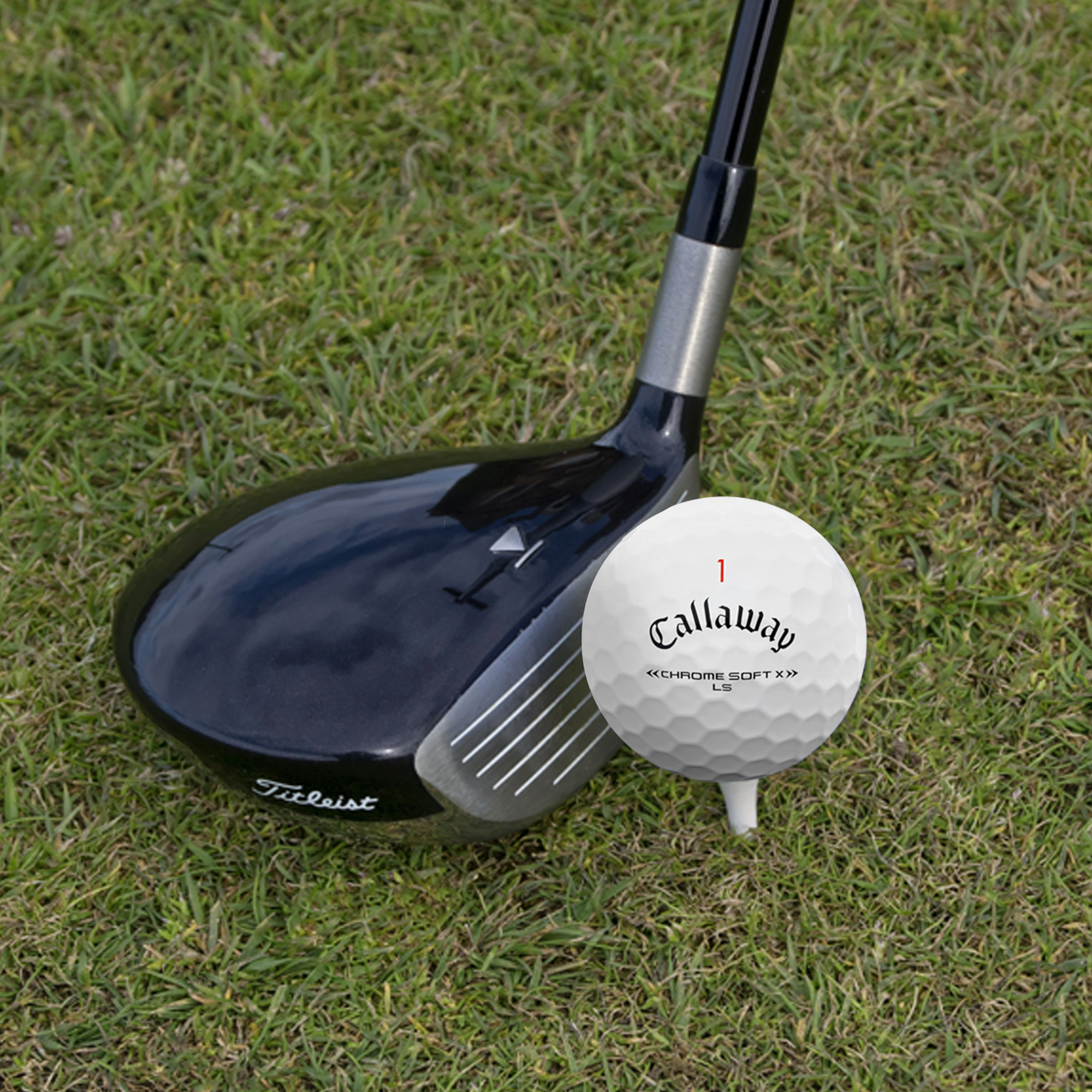 Used Callaway Chrome Soft X Ls Triple Track Golf Balls - 1 Dozen