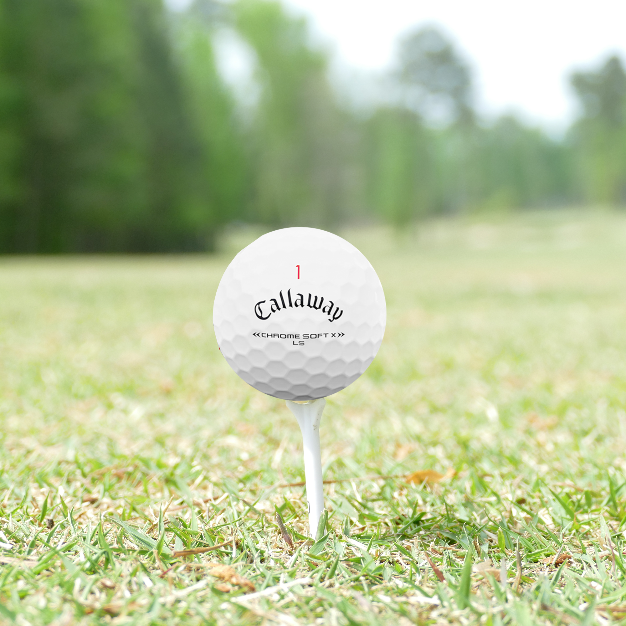 Used Callaway Chrome Soft X Ls Triple Track Golf Balls - 1 Dozen