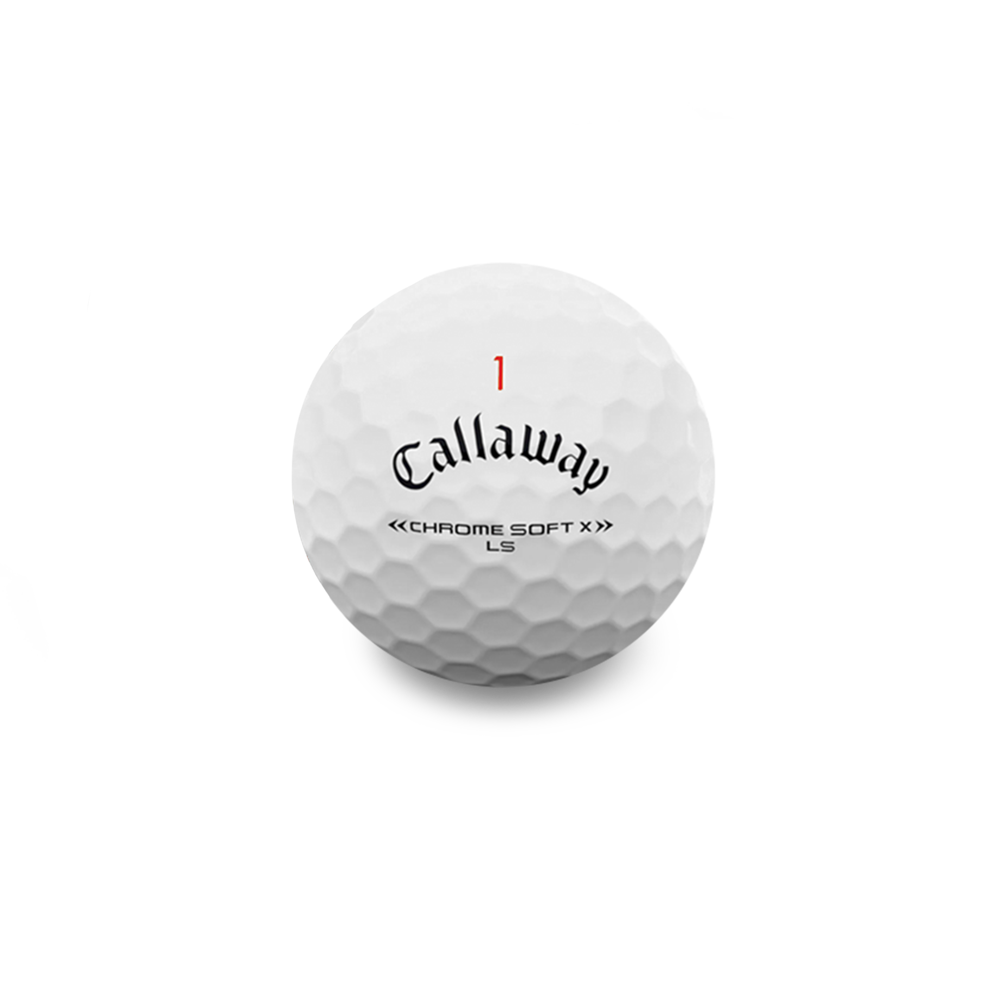 Used Callaway Chrome Soft X Ls Triple Track Golf Balls - 1 Dozen