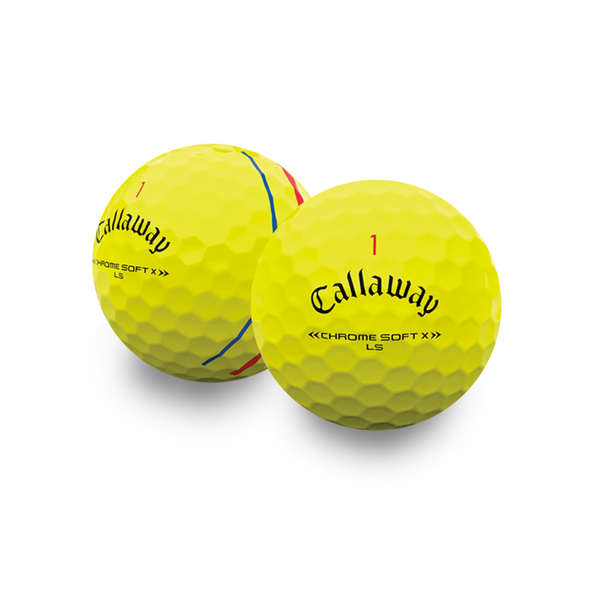 Used Callaway Chrome Soft X Ls Triple Track Golf Balls - 1 Dozen