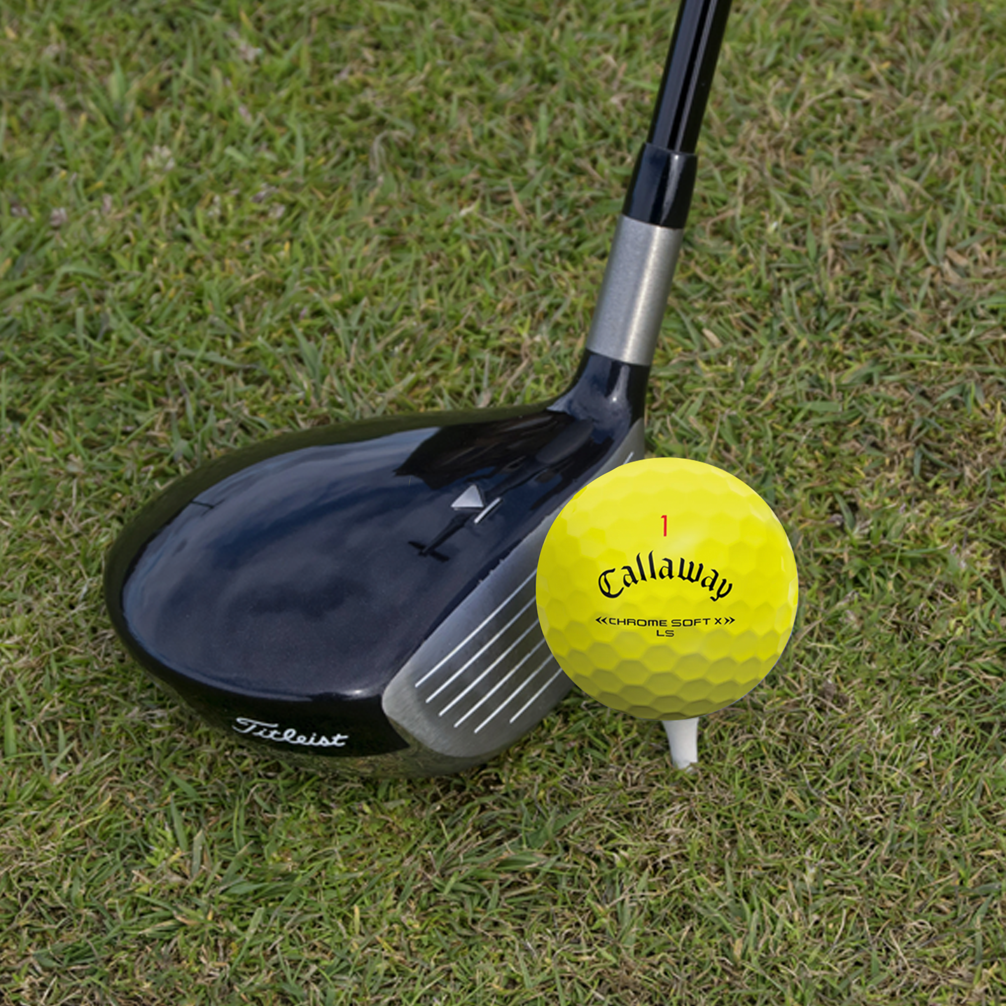 Used Callaway Chrome Soft X Ls Triple Track Golf Balls - 1 Dozen