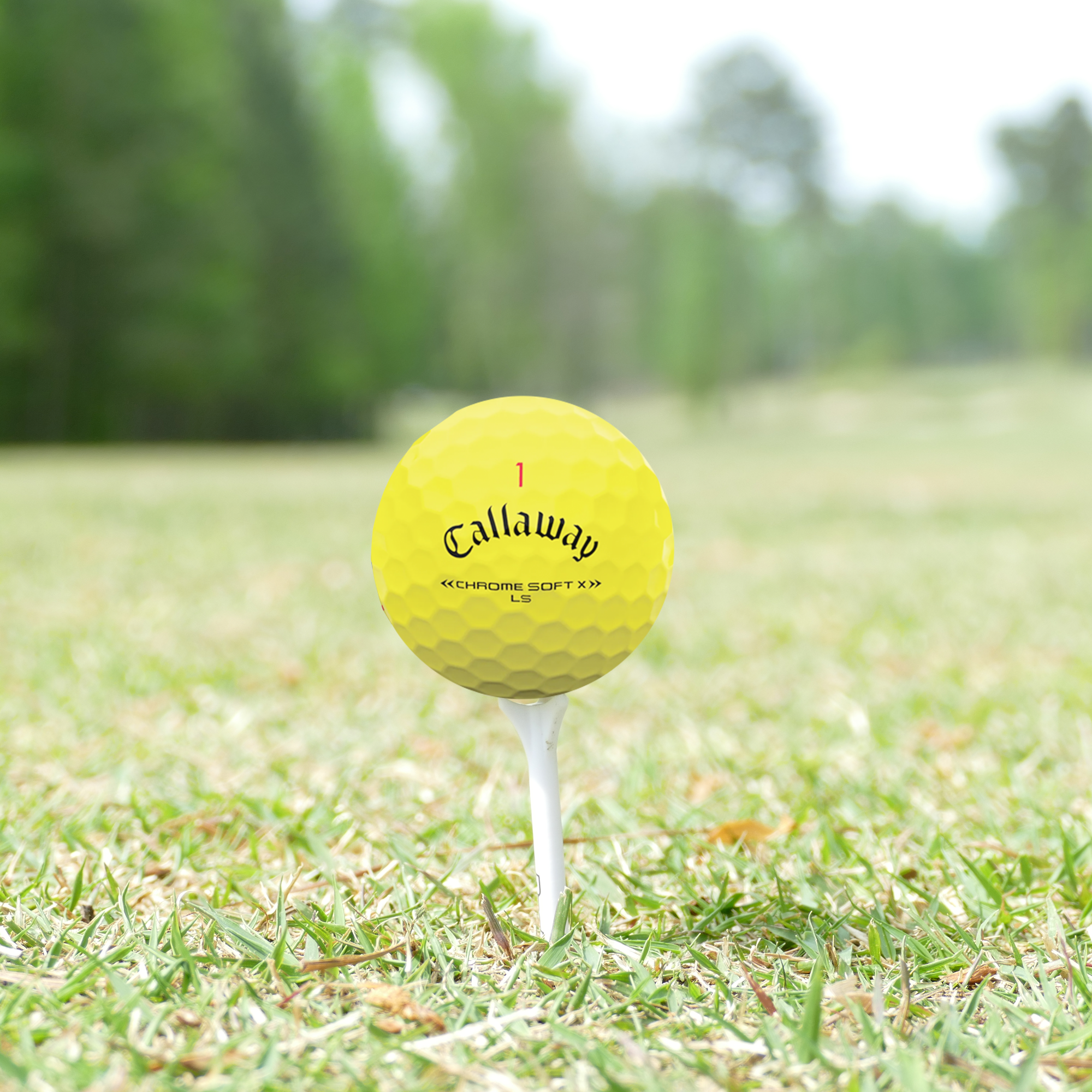 Used Callaway Chrome Soft X Ls Triple Track Golf Balls - 1 Dozen