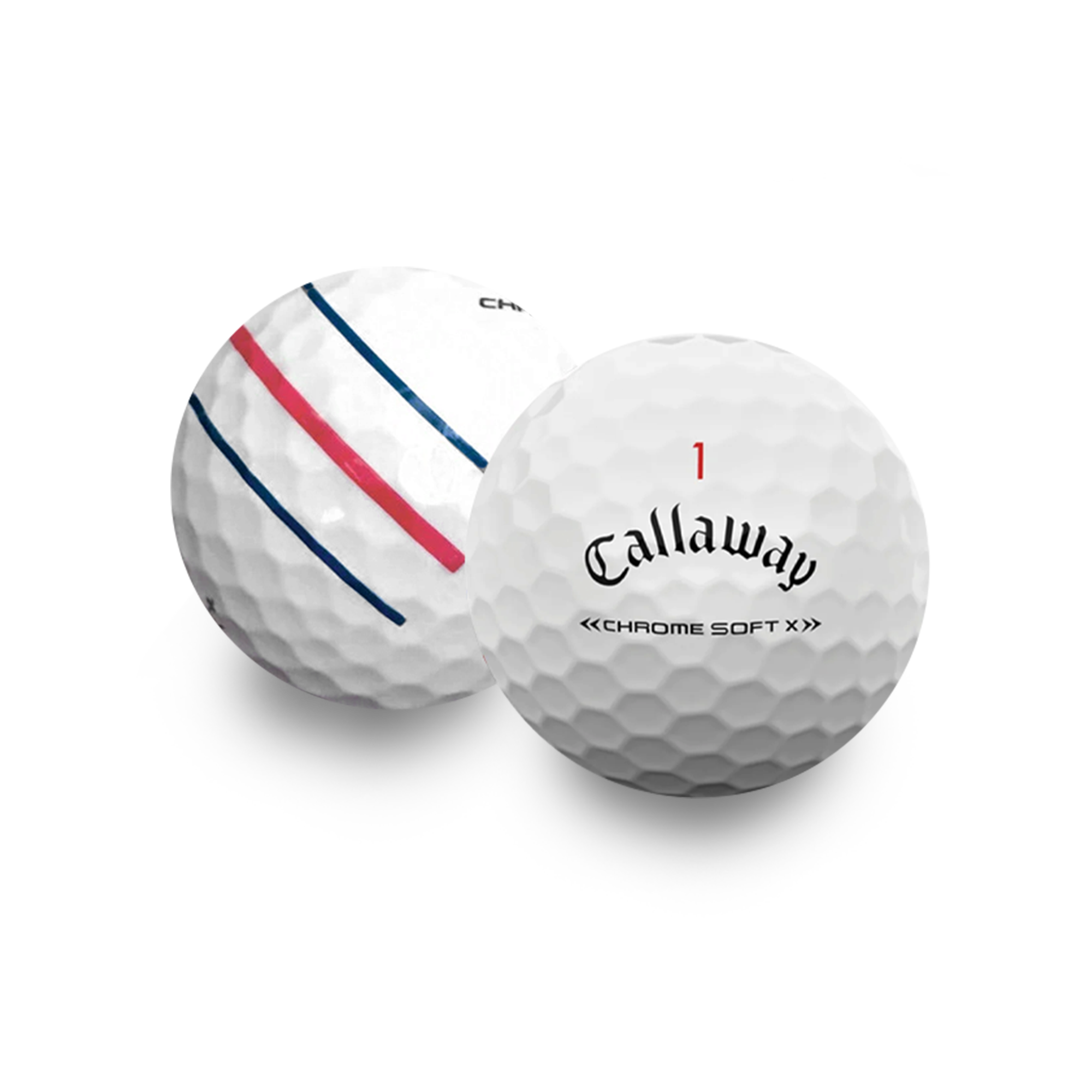 Used Callaway Chrome Soft X Triple Track Golf Balls - 1 Dozen