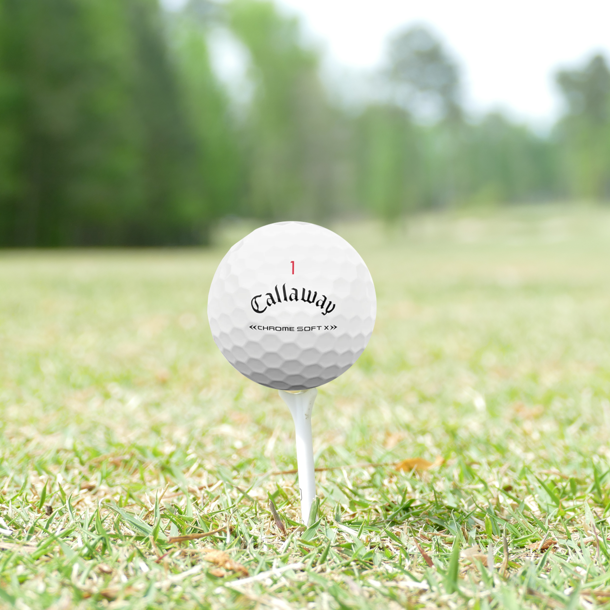 Used Callaway Chromesoft X Triple Track Golf Balls (one Dozen)