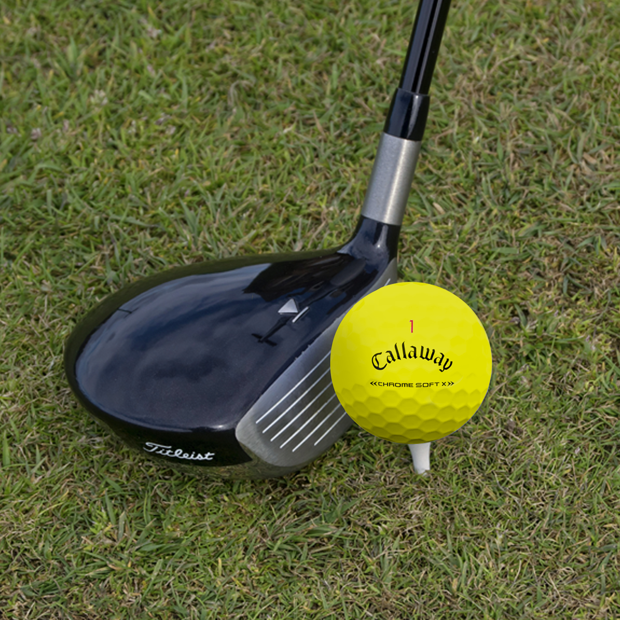 Used Callaway Chromesoft X Triple Track Golf Balls (one Dozen)