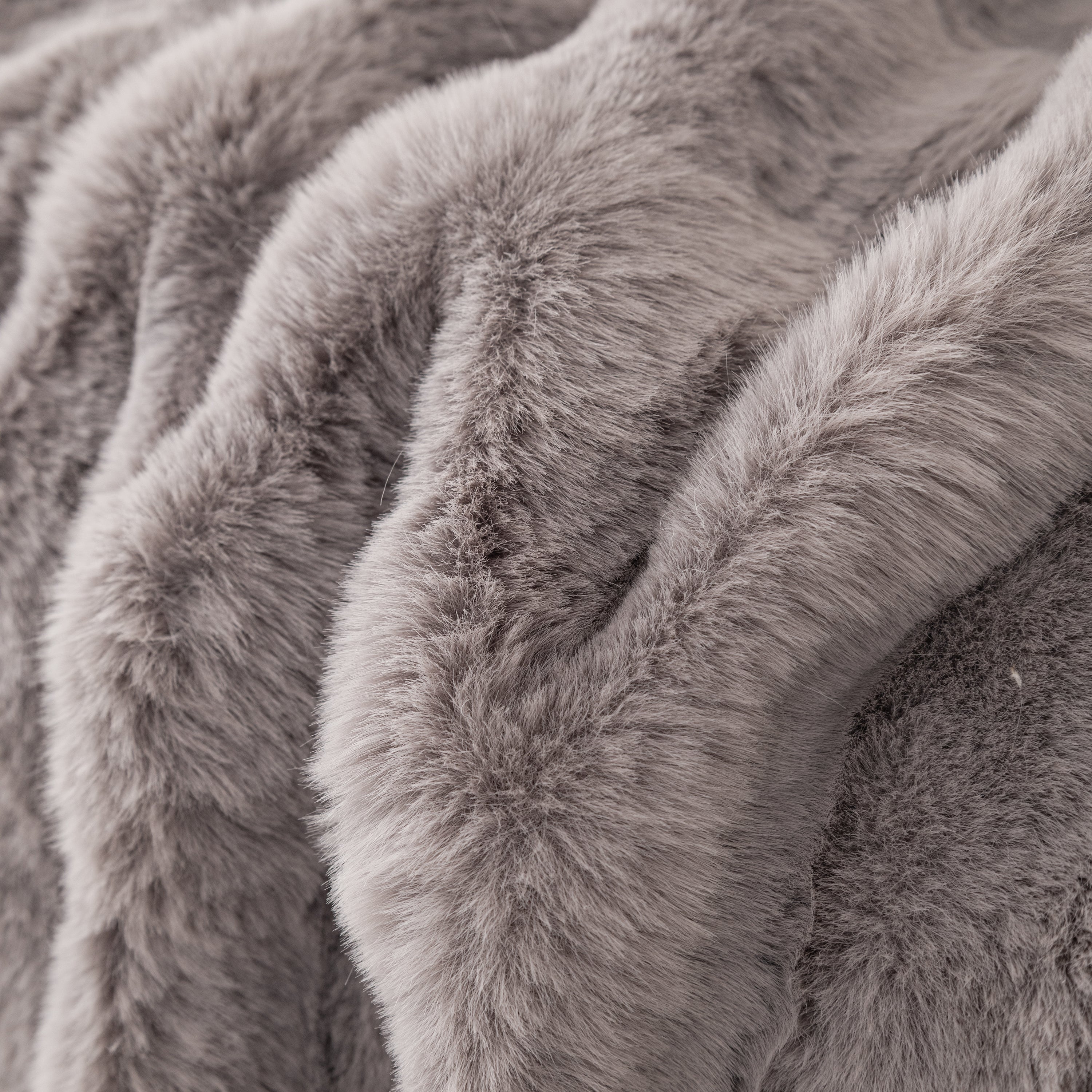 Super Soft Fluffy Faux Rabbit Fur Sofa Throw Blanket, Couch Cover Blanket For Couches Living Room Furniture Throw
