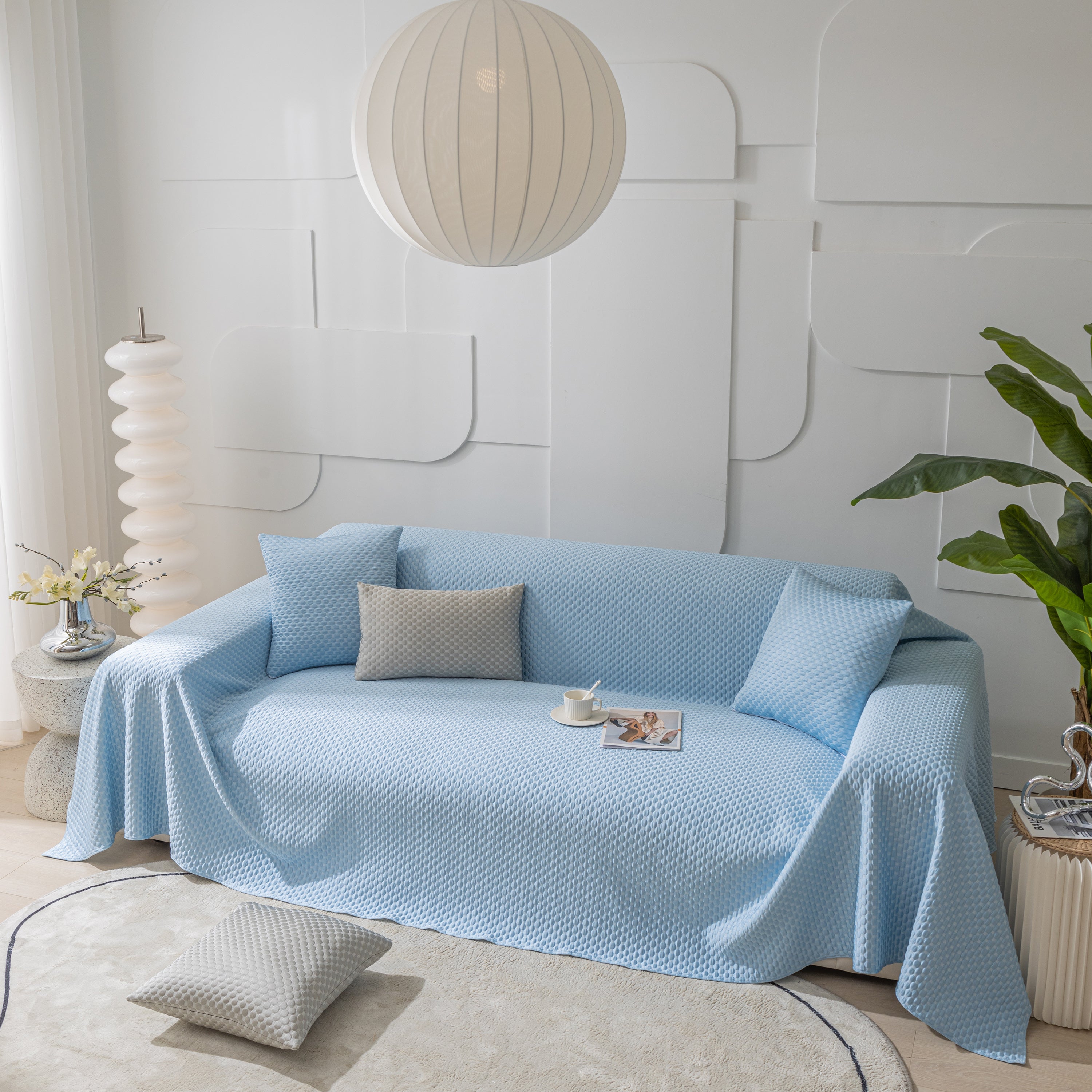 Fashion Granular Textured Sofa Couch Covers, L Shape Sectional Couch Covers, Sofa Covers For Living Room