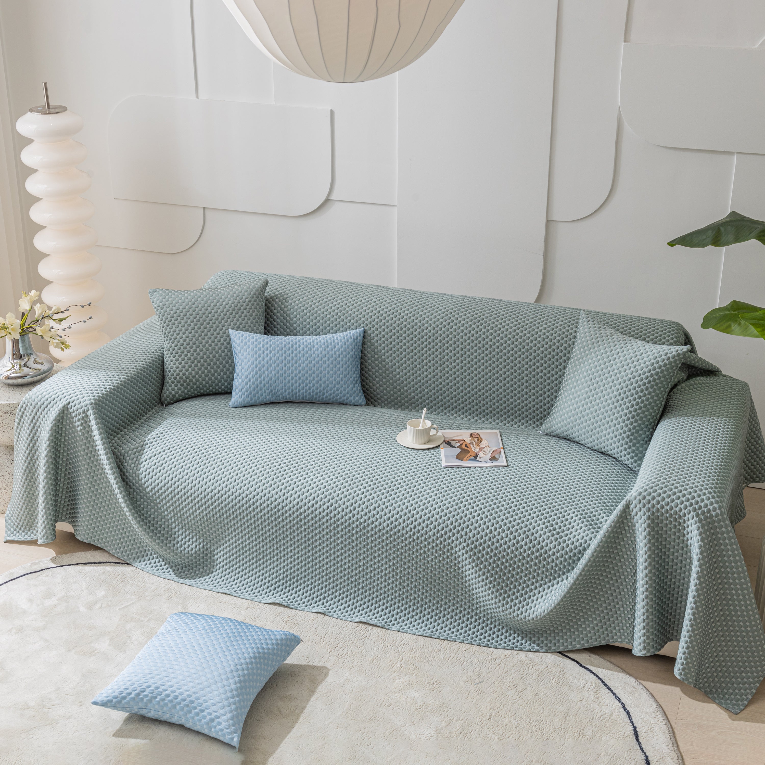 Fashion Granular Textured Sofa Couch Covers, L Shape Sectional Couch Covers, Sofa Covers For Living Room