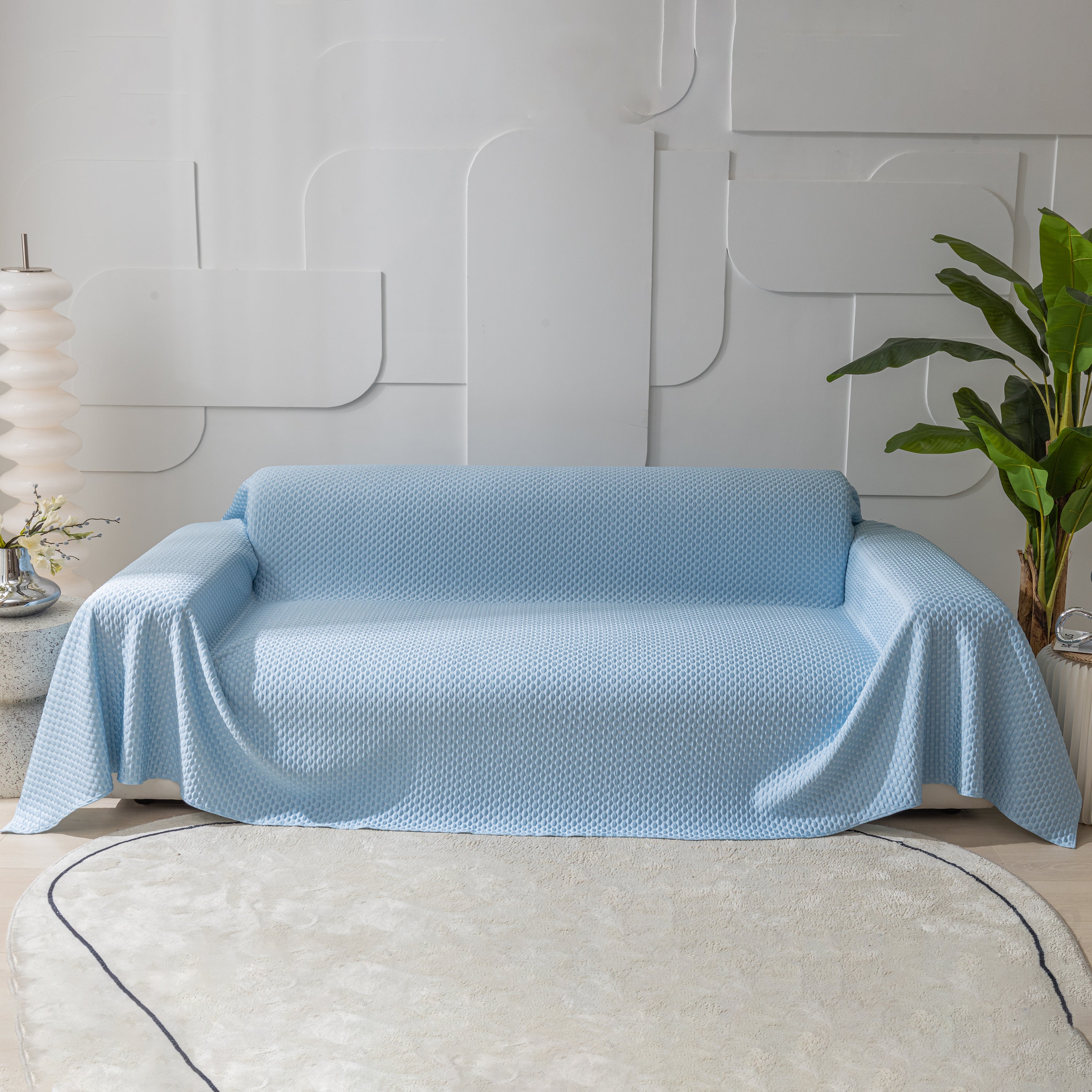 Fashion Granular Textured Sofa Couch Covers, L Shape Sectional Couch Covers, Sofa Covers For Living Room
