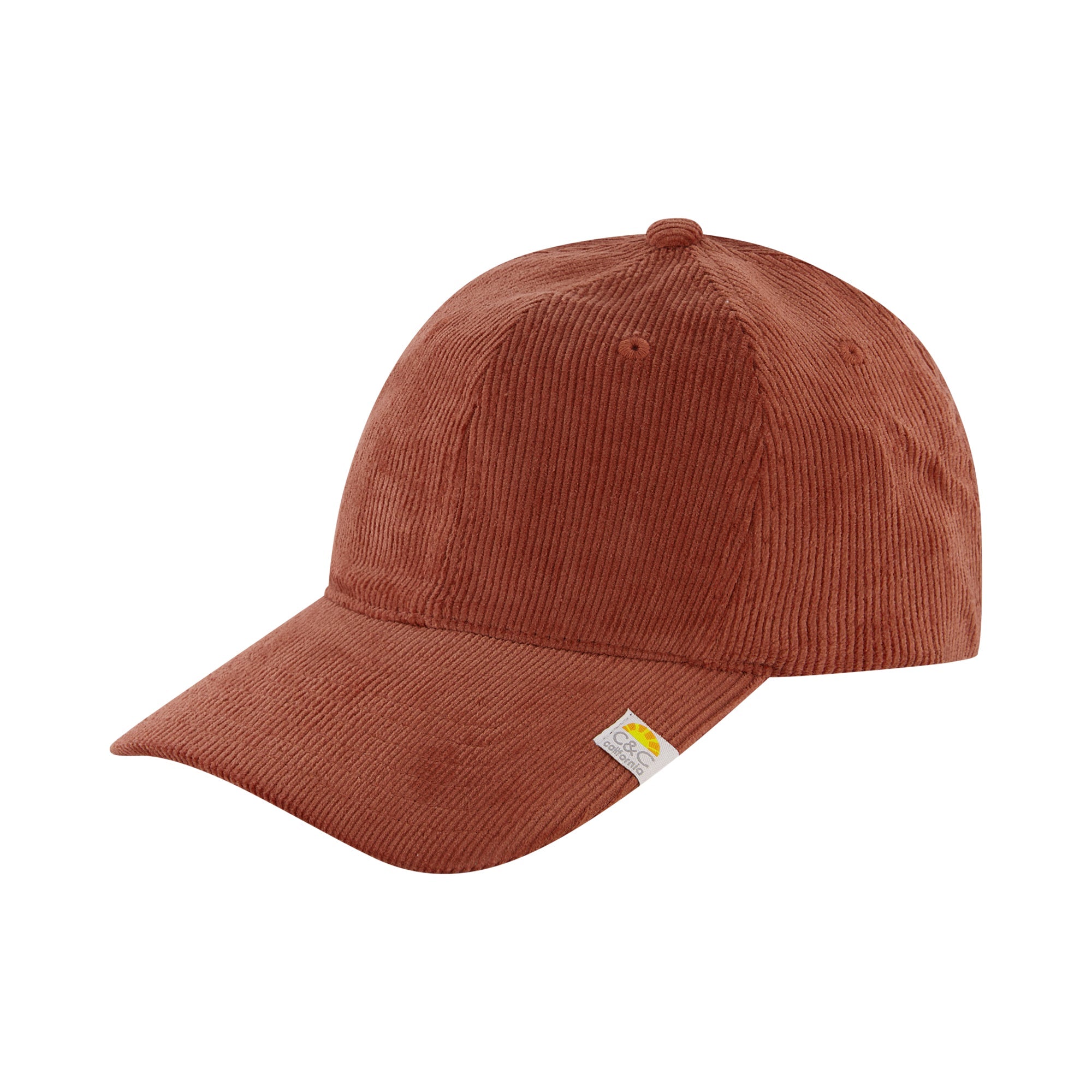 C & C California Baseball Cap, Corduroy Cotton Baseball Hat With Curved Brim