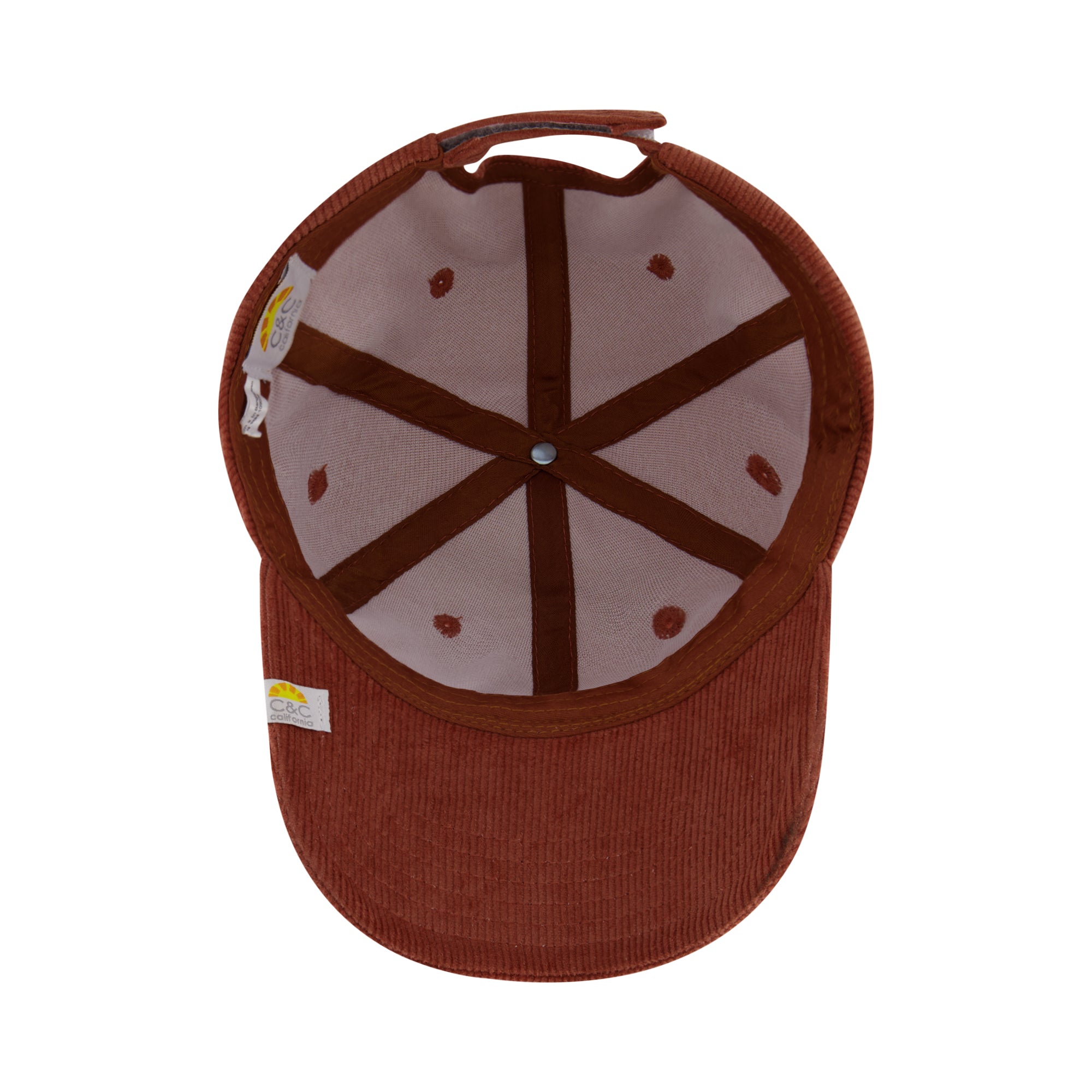 C & C California Baseball Cap, Corduroy Cotton Baseball Hat With Curved Brim