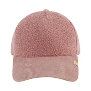 C & C California Cap Corduroy And Sherpa Baseball Hat With Curved Brim