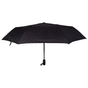 C & C California Pin Dot Printed Compact Umbrella With Automatic Open/close