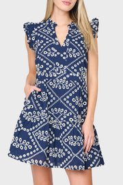 Flutter Sleeve Decked Out Day Dress