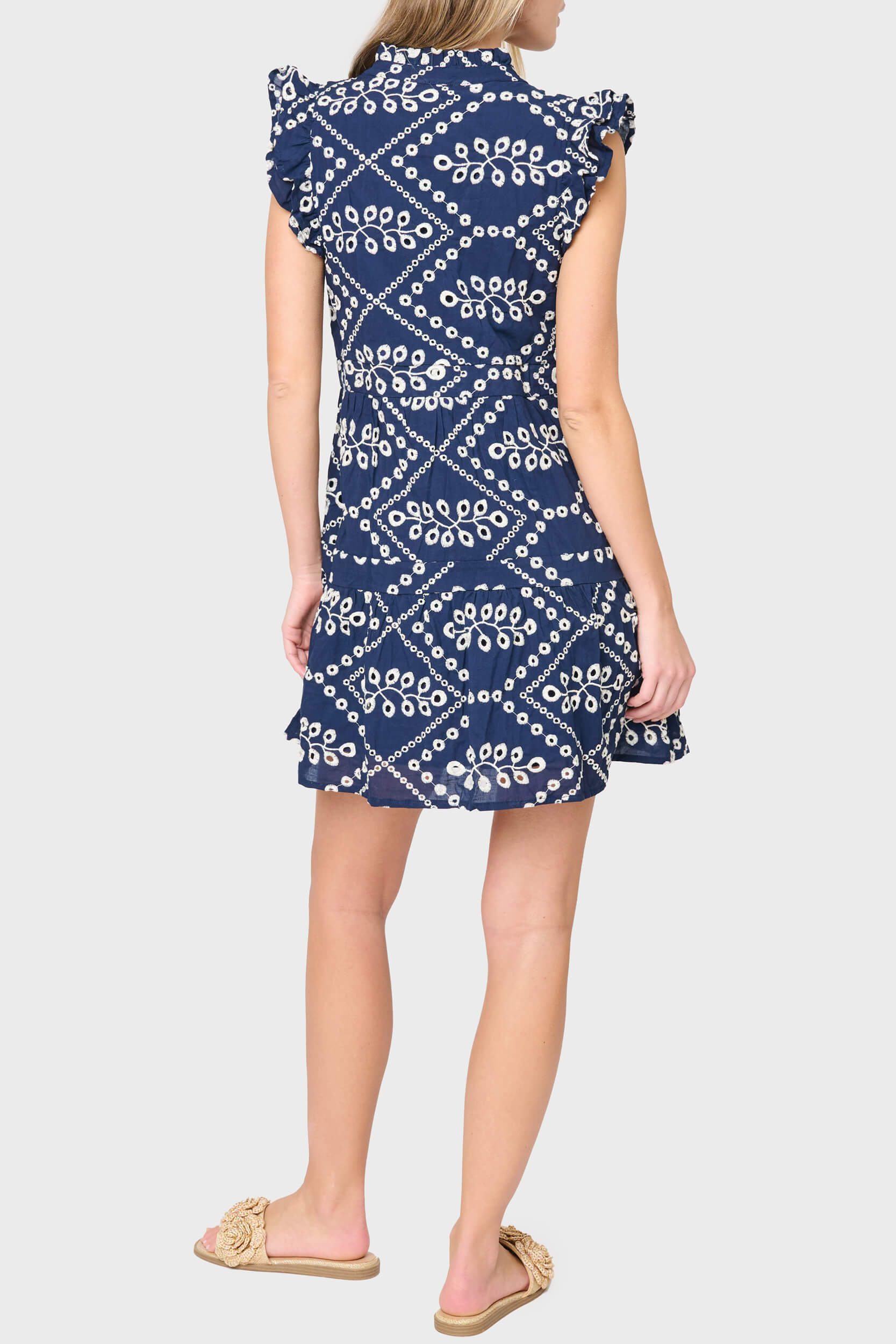 Flutter Sleeve Decked Out Day Dress