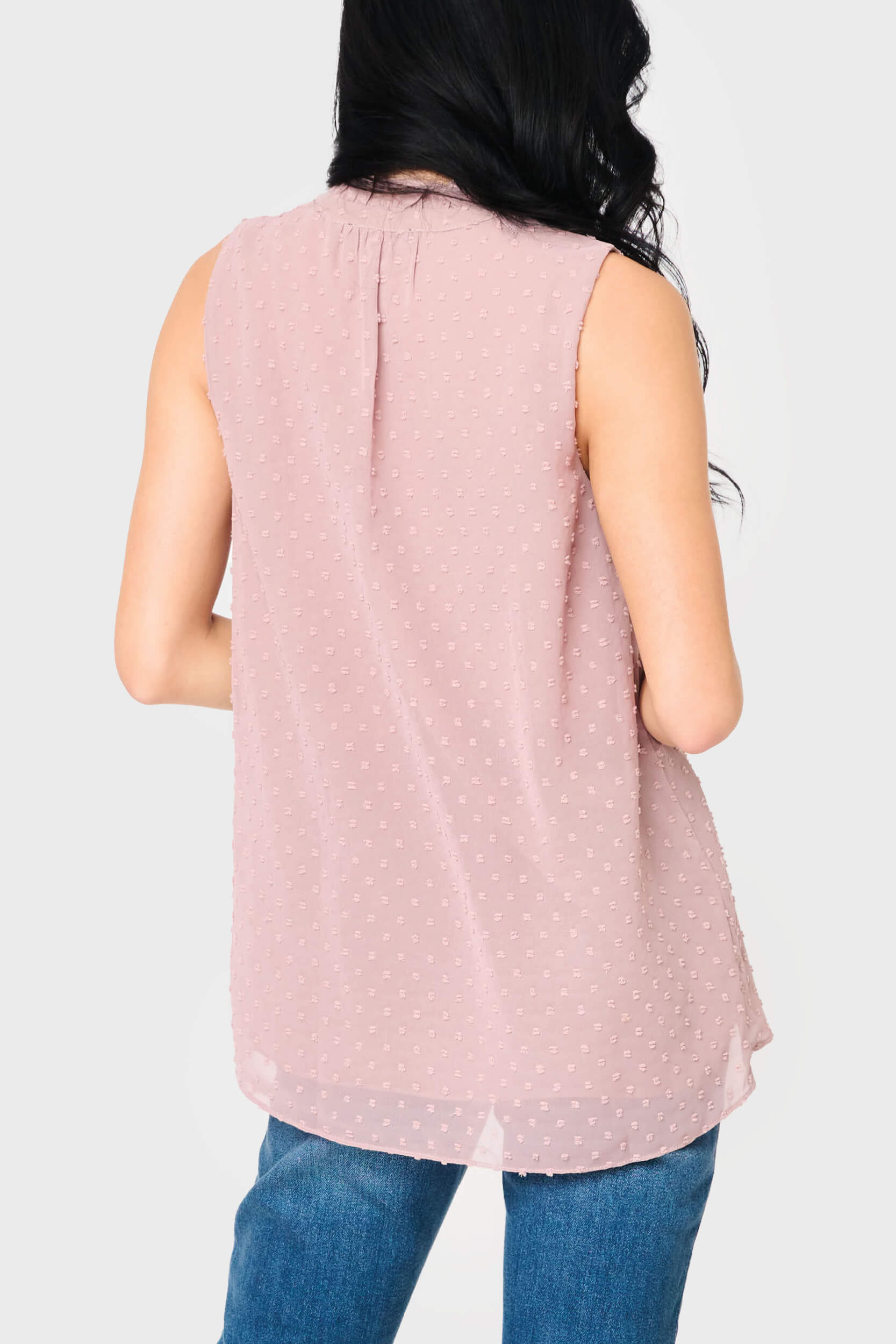 Respect The Ruffle Sleeveless Blouse