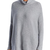 Cupio Mock Neck Sweater Dark Gray Size M