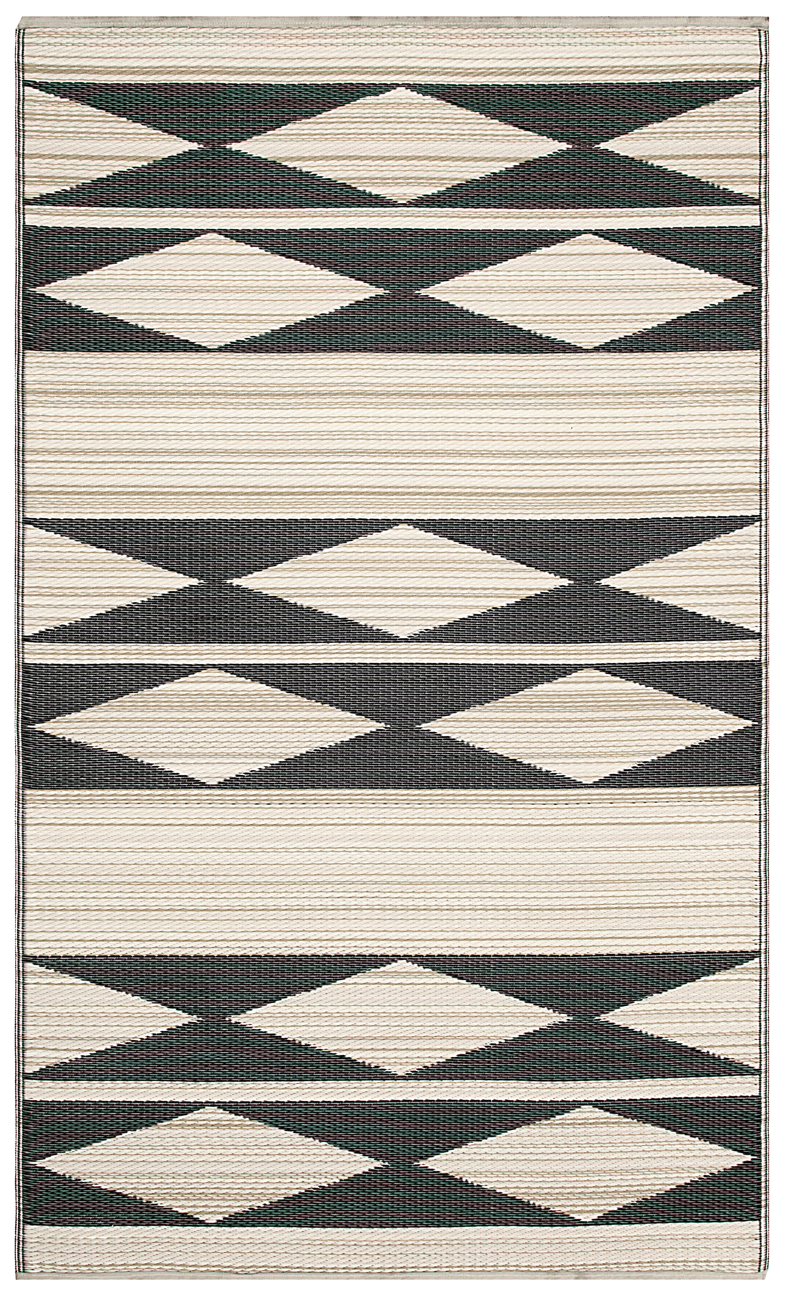 Cairo - Natural & Black Outdoor Rug For Patio