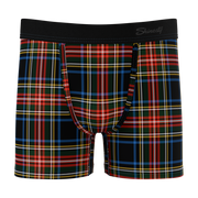 The Cappuccino | Holiday Tartan Plaid Boy's Boxer Briefs