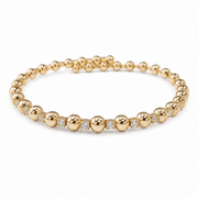 Allie Cz Beaded Bracelet