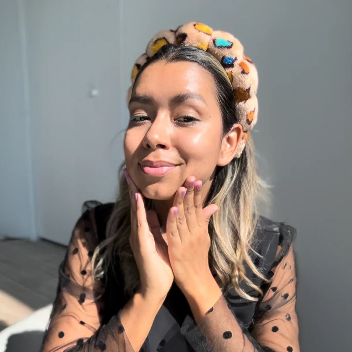 Cloudsoft Skin Care Headbands Leopard