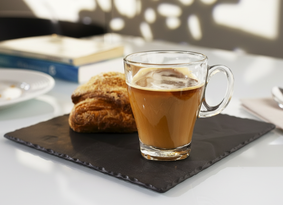 Glass Americano Coffee Cup - 12oz