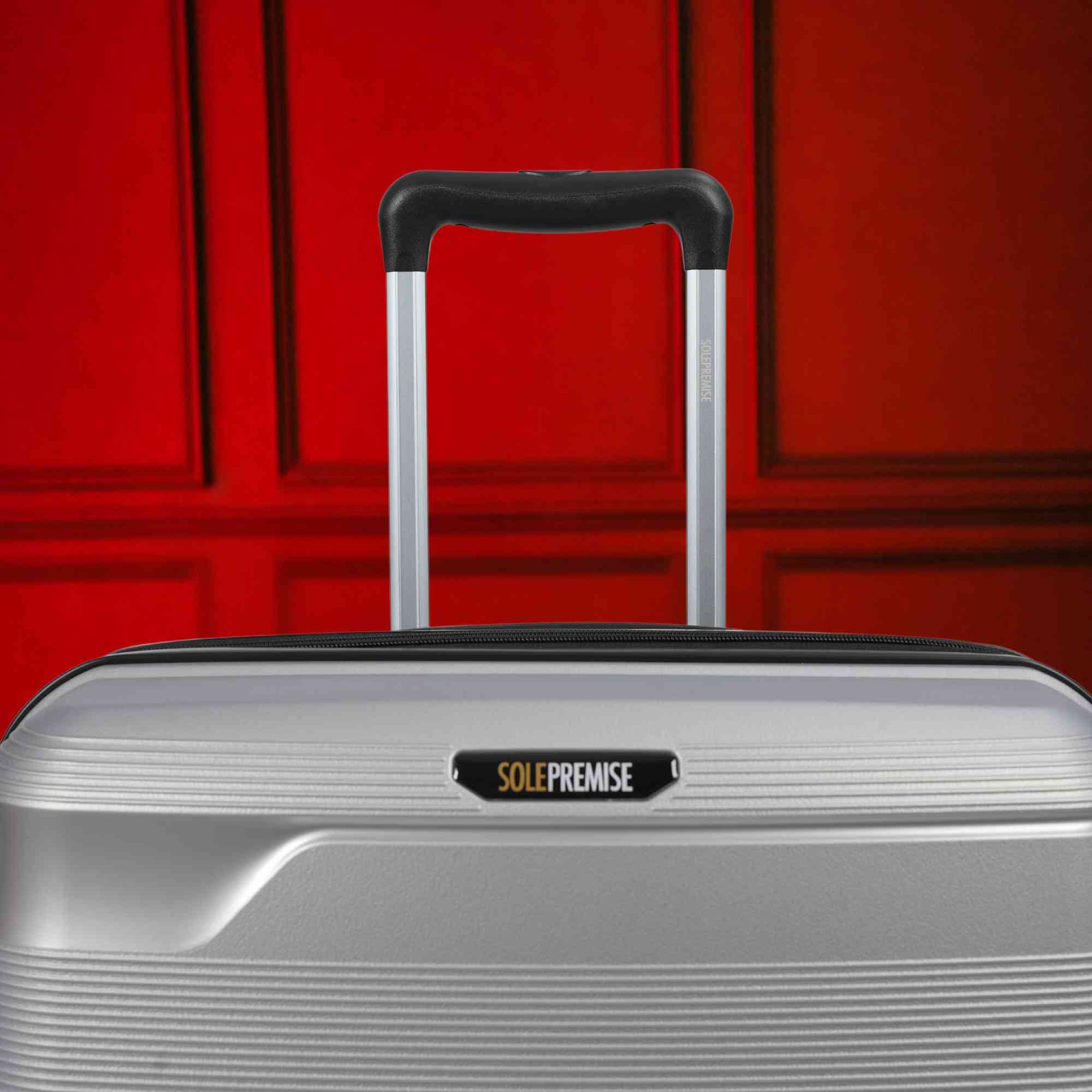20-inch Silver Carry-on Hardcase Roller Luggage