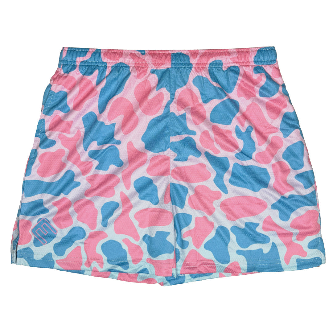 Cotton Candy Duck Camo Shorts