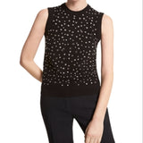 Michael Kors Collection Cashmere Embellished Shell Gray Size XS