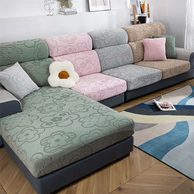 Slipcover Kas Sofa Cover Sunflower Seat Covers Elastic Dustproof Couch Cushion Cover