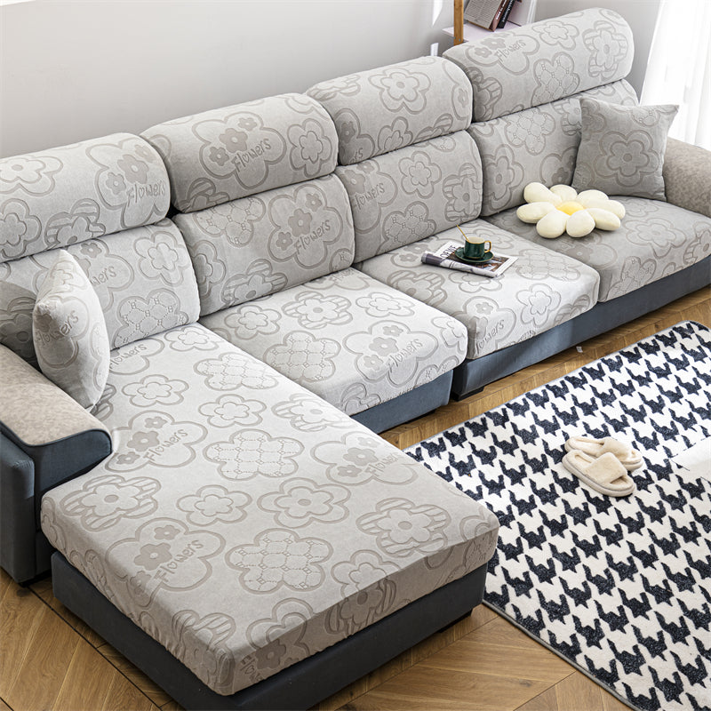 Slipcover Kas Sofa Cover Sunflower Seat Covers Elastic Dustproof Couch Cushion Cover