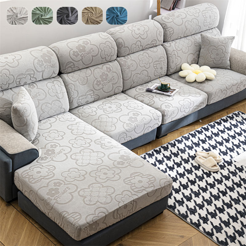 Slipcover Kas Sofa Cover Sunflower Seat Covers Elastic Dustproof Couch Cushion Cover