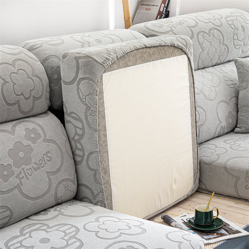 Slipcover Kas Sofa Cover Sunflower Seat Covers Elastic Dustproof Couch Cushion Cover