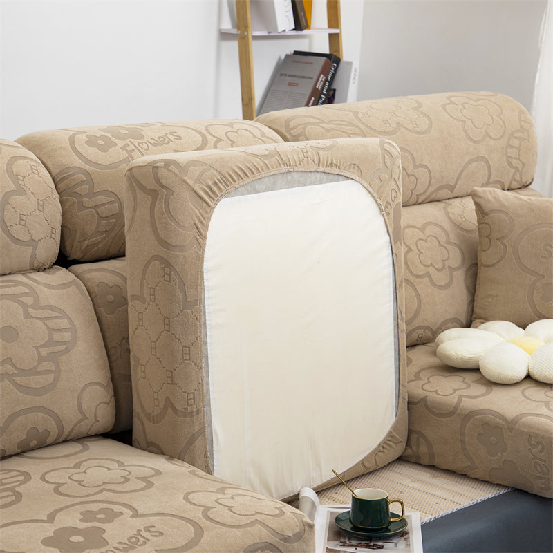 Slipcover Kas Sofa Cover Sunflower Seat Covers Elastic Dustproof Couch Cushion Cover