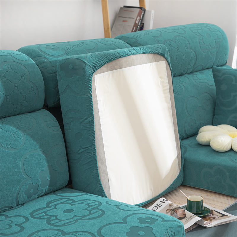 Slipcover Kas Sofa Cover Protector All Season Dustproof And Elastic Sunflower Couch Cushion Cover