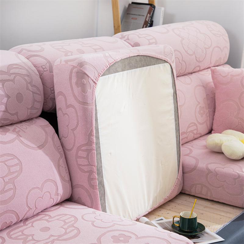 Slipcover Kas Sofa Cover Protector All Season Dustproof And Elastic Sunflower Couch Cushion Cover