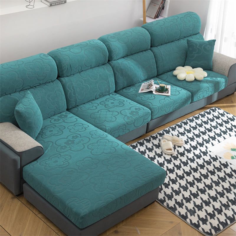 Slipcover Kas Sofa Cover Protector All Season Dustproof And Elastic Sunflower Couch Cushion Cover