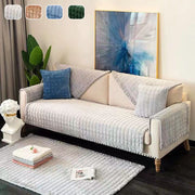 Slipcover Kas Plush Sofa Towel Enhances Living Room Decor With Non-slip Protection For Furniture