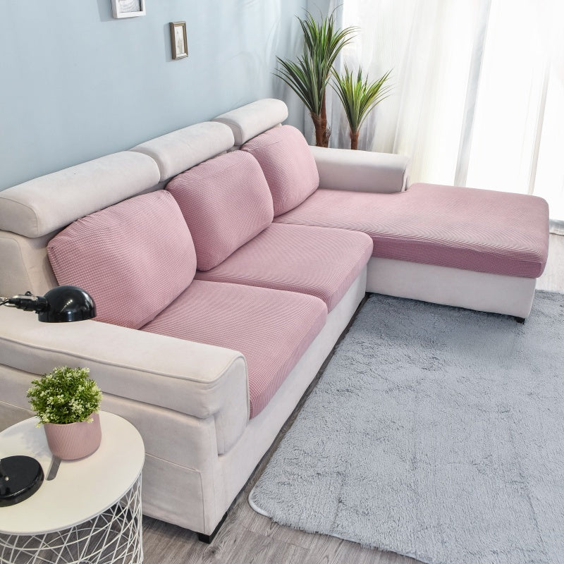 Stretchy, Washable, And Removable Slipcovers For Jacquard Sofa, Chair, And Seat Cushions. Available For 1/2/3/4 Seats