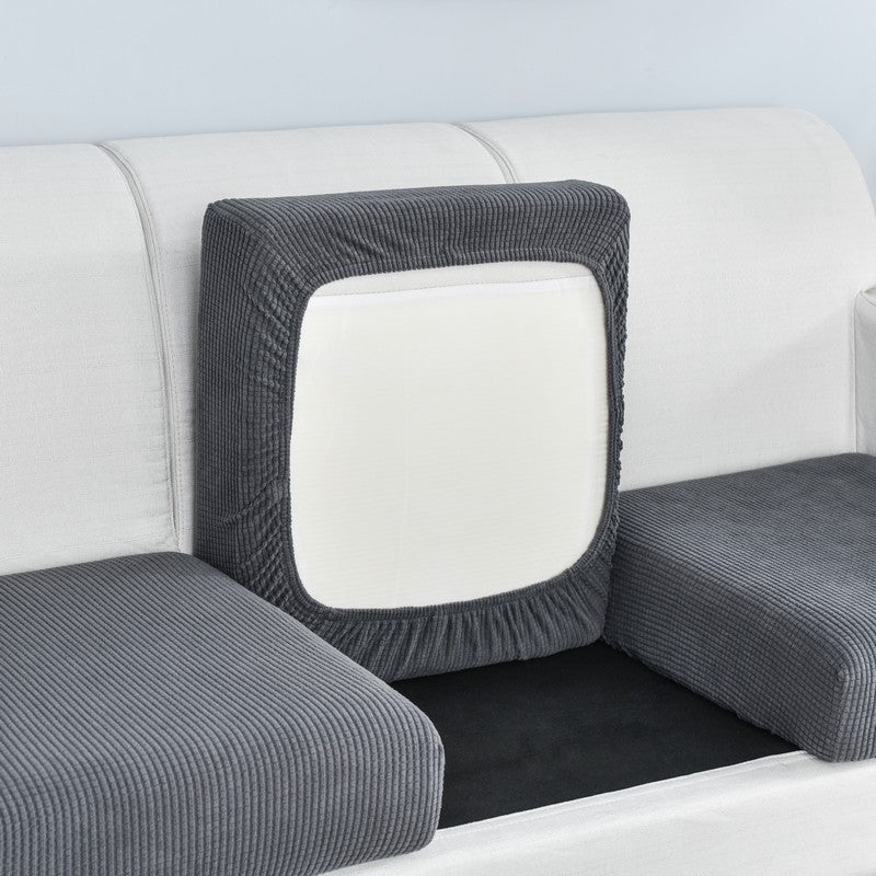 Stretchy, Washable, And Removable Slipcovers For Jacquard Sofa, Chair, And Seat Cushions. Available For 1/2/3/4 Seats