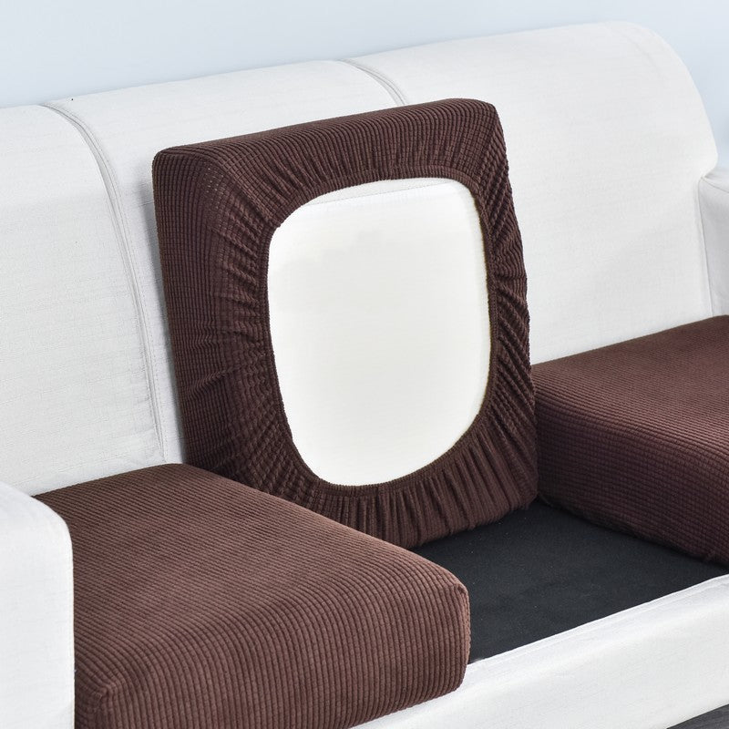 Stretchy, Washable, And Removable Slipcovers For Jacquard Sofa, Chair, And Seat Cushions. Available For 1/2/3/4 Seats