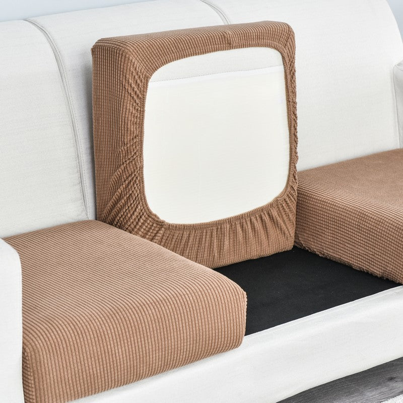 Stretchy, Washable, And Removable Slipcovers For Jacquard Sofa, Chair, And Seat Cushions. Available For 1/2/3/4 Seats