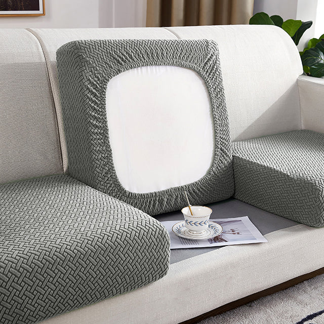 Kas Jacquard Sofa Seat Cushion Cover Furniture Protector For Anti-dust Removable Slipcover For Kids & Pets