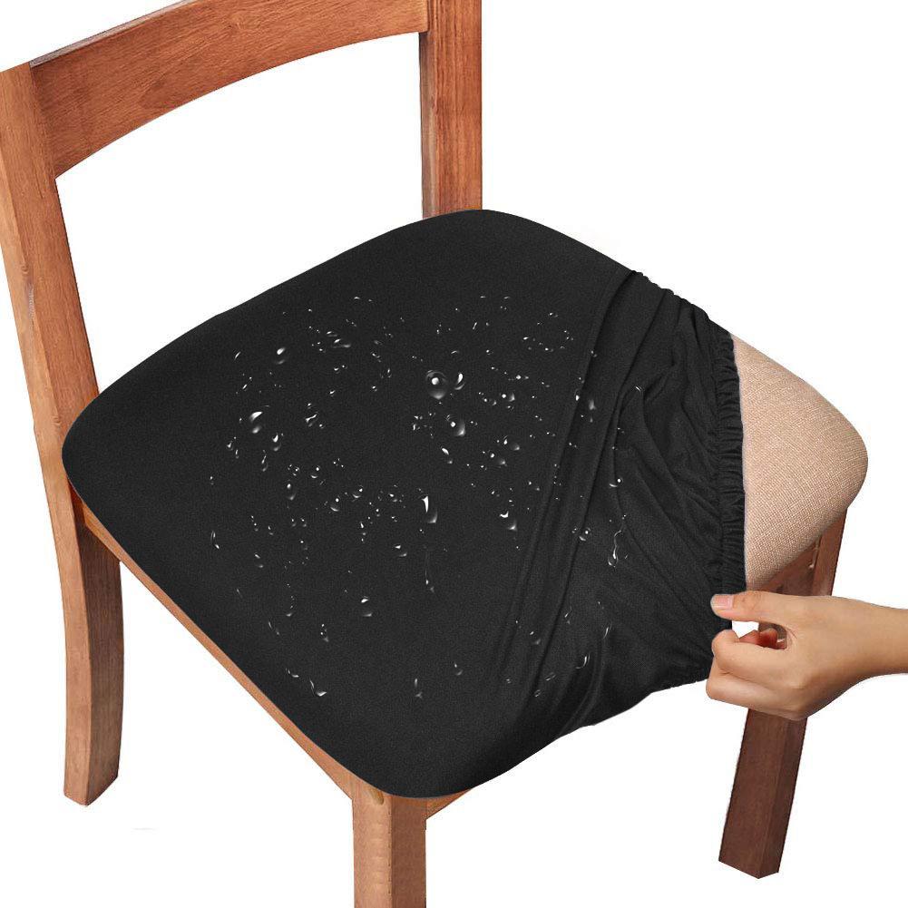 Water-repellent Dining Room Chair Cover Spandex Elastic Removable Seat Covers
