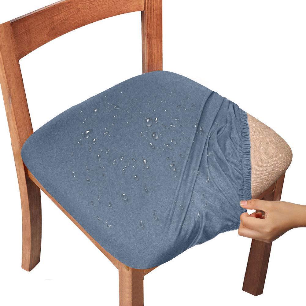Water-repellent Dining Room Chair Cover Spandex Elastic Removable Seat Covers