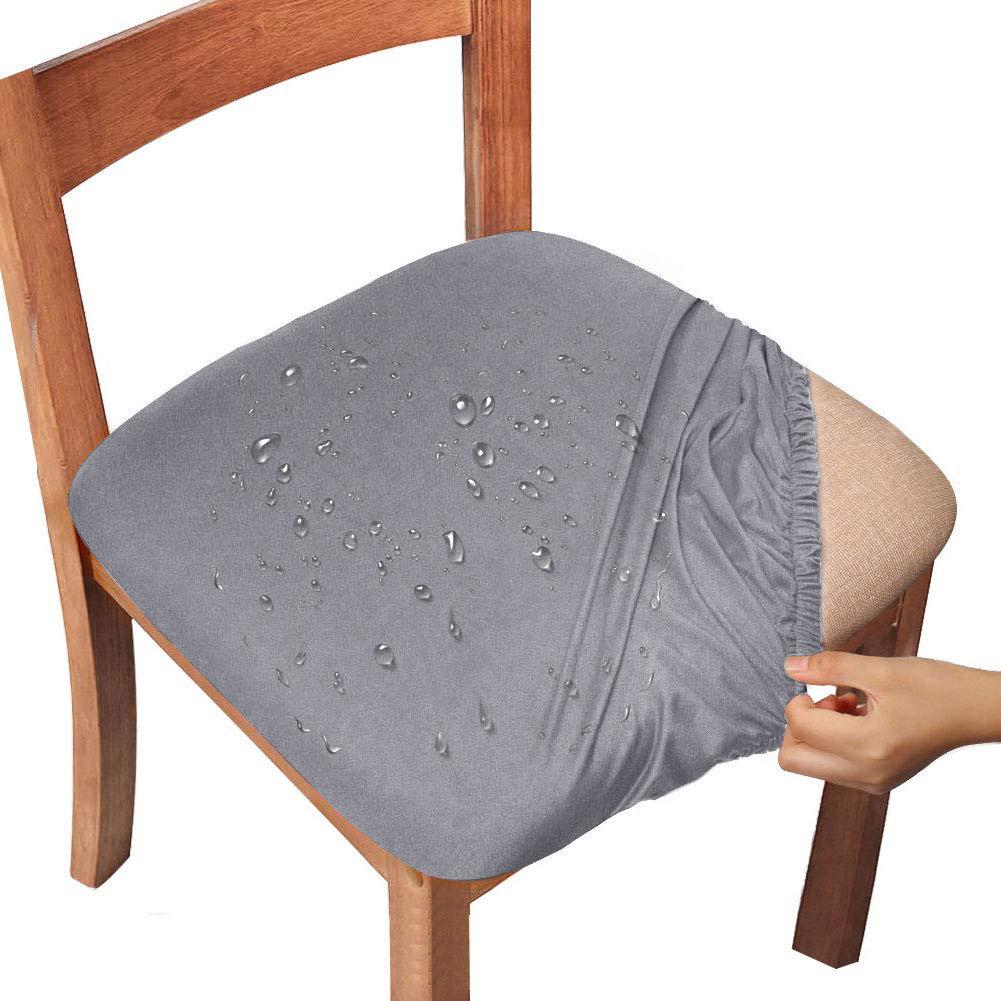 Water-repellent Dining Room Chair Cover Spandex Elastic Removable Seat Covers